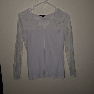 White lace blouse